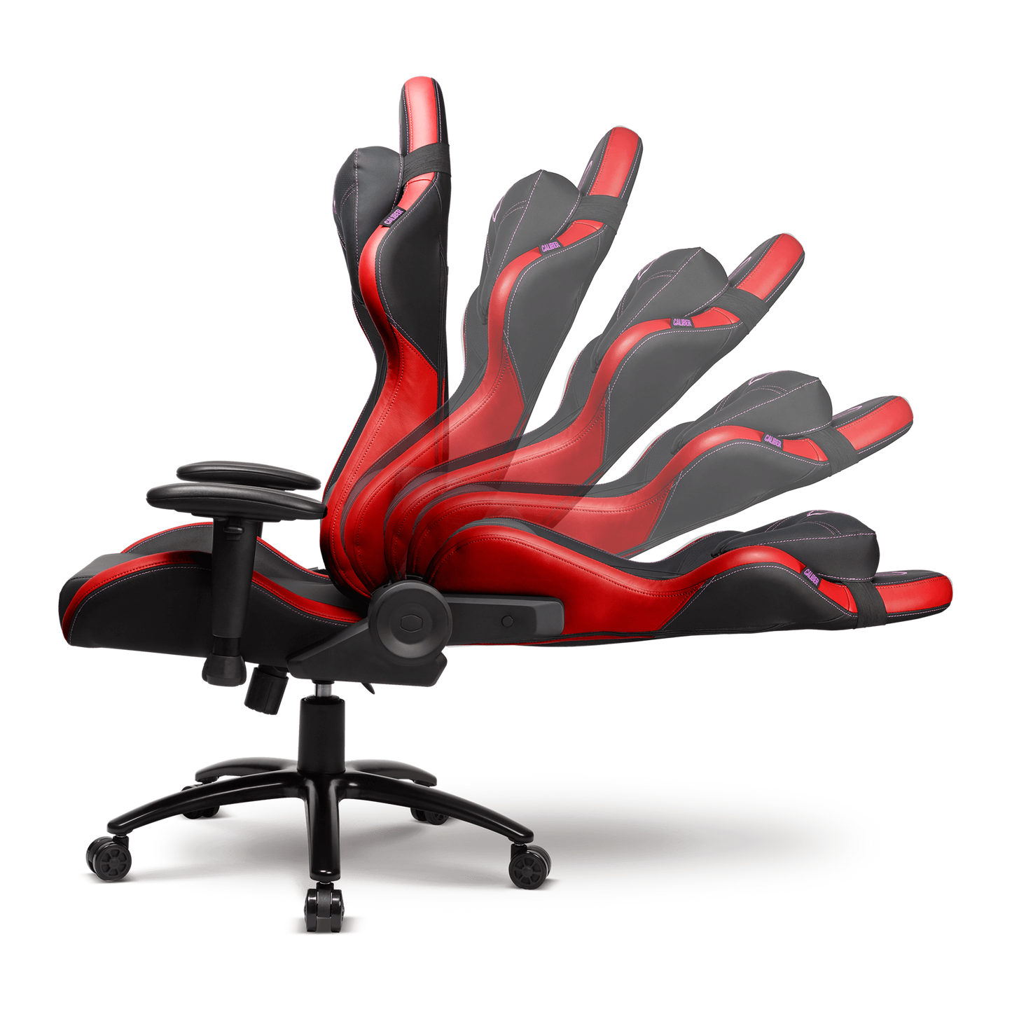 COOLER MASTER CALIBER R2 GAMING CHAIR  BLACK/RED