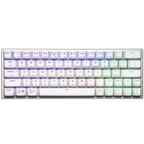 COOLER MASTER SK622 RED SWITCH HYBRID WIRELESS MECHANICAL - WHITE