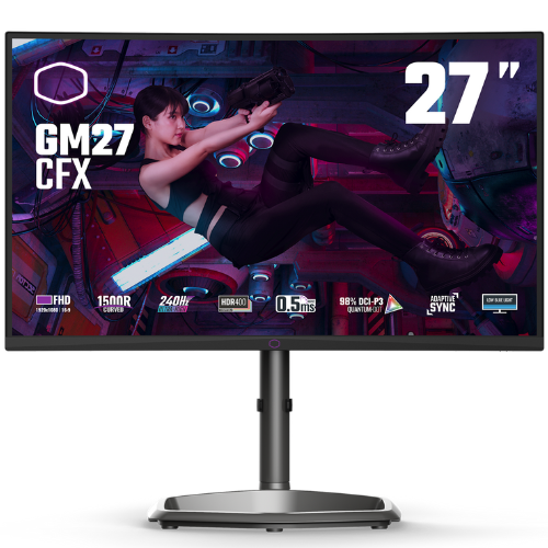 COOLER MASTER GM27-CFX 27” 240HZ CURVED GAMING MONITOR - FULL HD