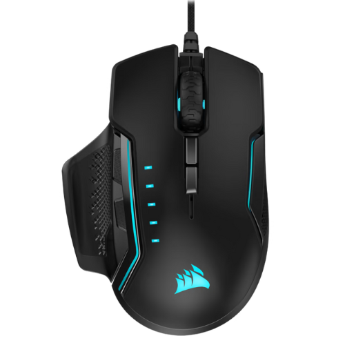 CORSAIR ICUE GLAIVE PRO RGB WIRED GAMING MOUSE - BLACK