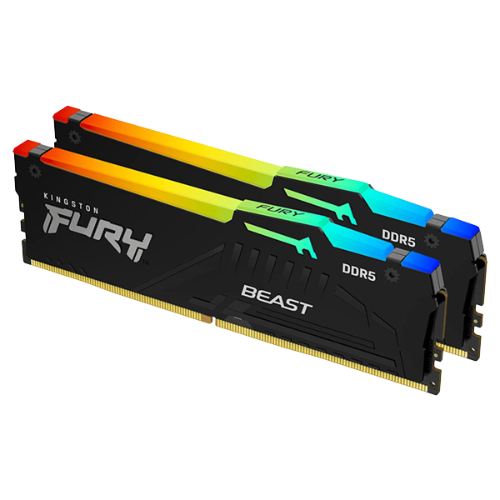 KINSGTON FURY BEAST RGB DDR5 6000MHz 32GB(16GBx2) CL40 KIT RAM