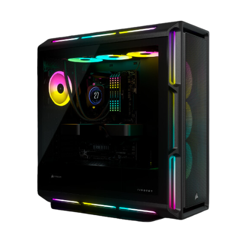 CORSAIR ICUE 5000T RGB TEMPERED GLASS MID-TOWER ATX PC CASE - BLACK