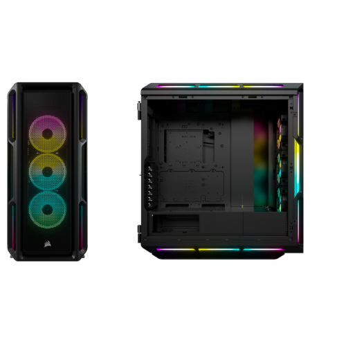 CORSAIR ICUE 5000T RGB TEMPERED GLASS MID-TOWER ATX PC CASE - BLACK