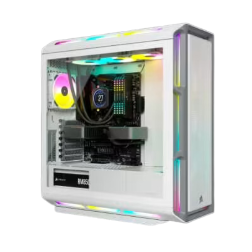 CORSAIR ICUE 5000T RGB TEMPERED GLASS MID-TOWER ATX PC CASE - WHITE