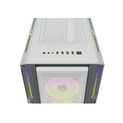 CORSAIR ICUE 5000T RGB TEMPERED GLASS MID-TOWER ATX PC CASE - WHITE