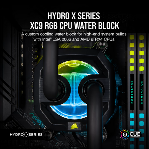 CORSAIR HYDRO X SERIES XC9 RGB CPU WATER BLOCK (2066/STRX4)