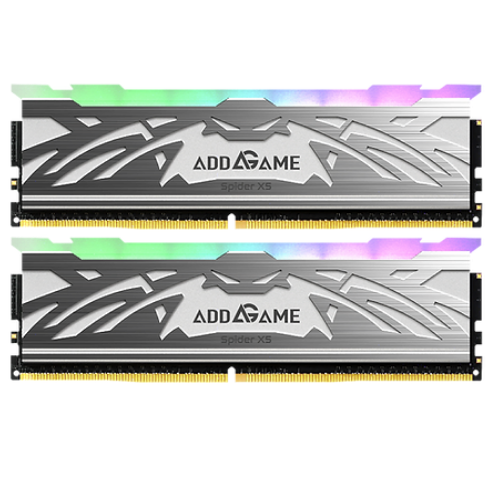 ADDLINK ADDGAME SPIDER X5 RGB 32GB (16GBX2) DDR5 6400MT/S CL38 - SILVER