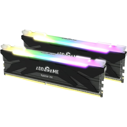 ADDLINK ADDGAME SPIDER X4 RGB 32GB(16GBX2) DDR4 3600MT/S CL18 MEMORY KIT - BLACK