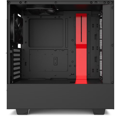 NZXT H510I MID TOWER CASE - MATTE BLACK RED