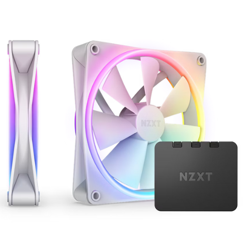 NZXT F140 RGB DUO - 140MM - TWIN PACK (WHITE)