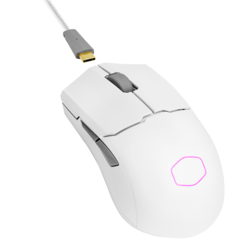 COOLER MASTER MM712 HYBRID GAMING MOUSE WHITE MATTE WIRELESS