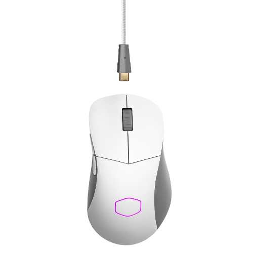 COOLER MASTER MM731 HYBRID RGB WIRED GAMING MOUSE - WHITE