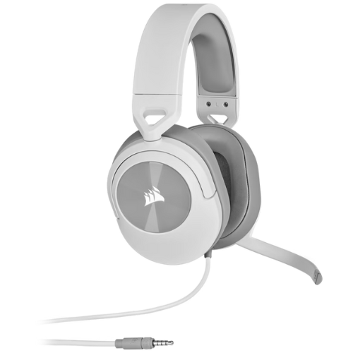 CORSAIR HS55 STEREO WIRED GAMING HEADSET — WHITE