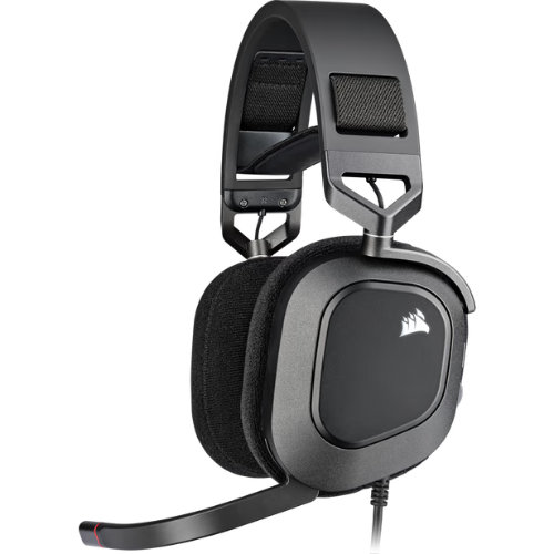 CORSAIR HS80 RGB USB WIRED GAMING HEADSET — CARBON