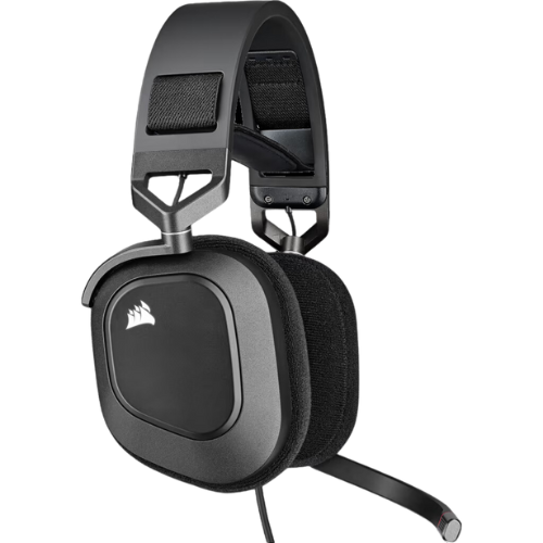 CORSAIR HS80 RGB USB WIRED GAMING HEADSET — CARBON