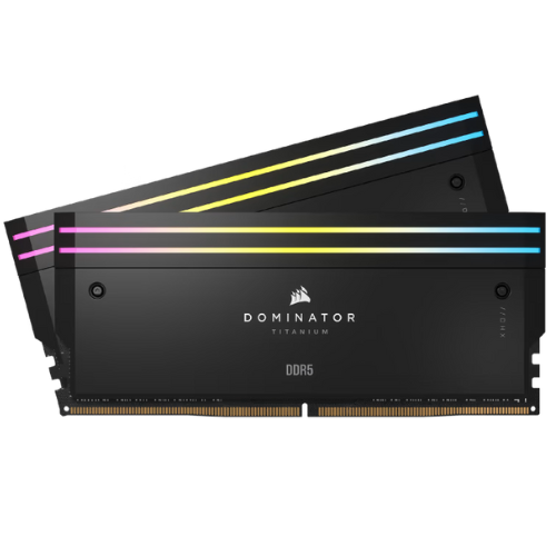 CORSAIR DOMINATOR TITANIUM RGB DDR5 7000MHZ C34, BLACK - 32GB (2X16GB)
