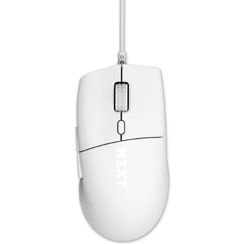 NZXT LIFT 2 ERGO Lightweight Wired Gaming Mouse - White