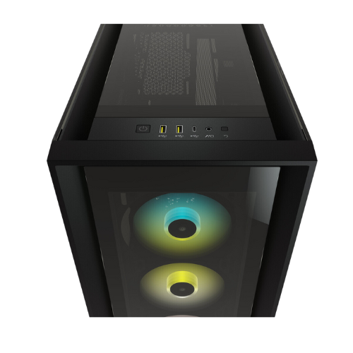 CORSAIR ICUE 5000X RGB SMART MID-TOWER CASE - BLACK