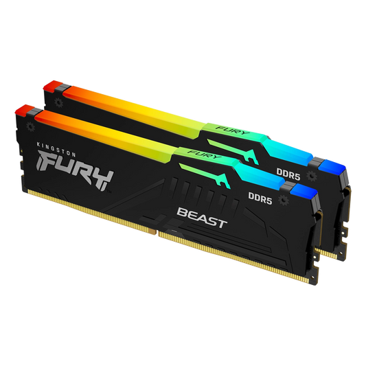 KINSGTON FURY BEAST RGB DDR5 5600MHz 32GB(16GBx2) CL40 KIT RAM