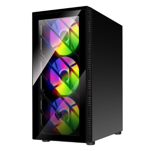 FSP CMT192 TEMPERED GLASS MID TOWER CASE - BLACK